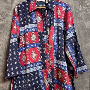 Men's Multicolor Paisley Shirt